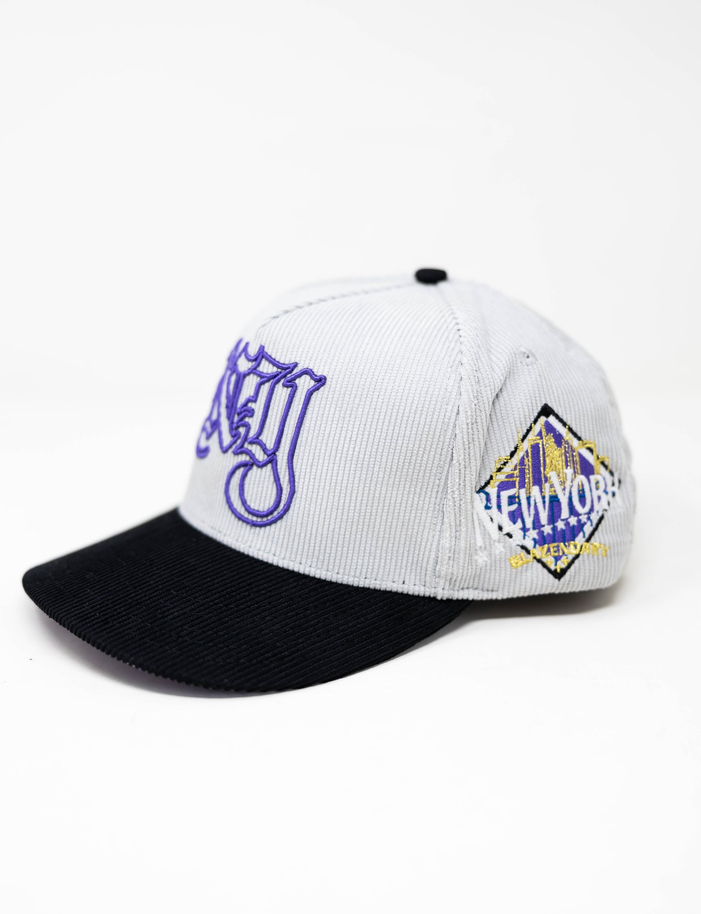 NYC Premium Gray/Purple Hat