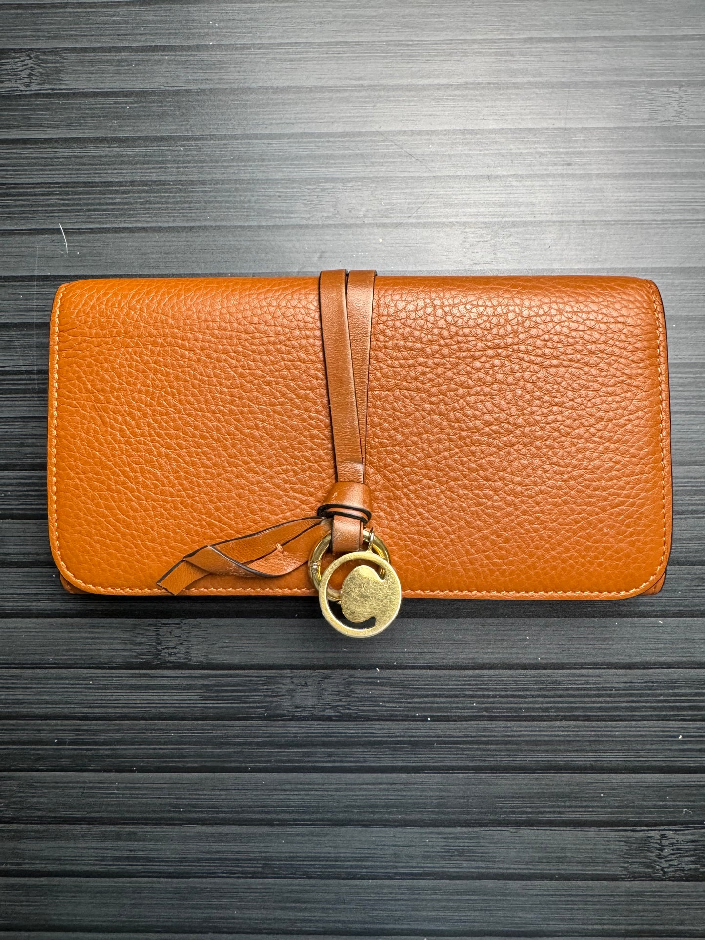 Chloe Alphabet Continental in Caramel
