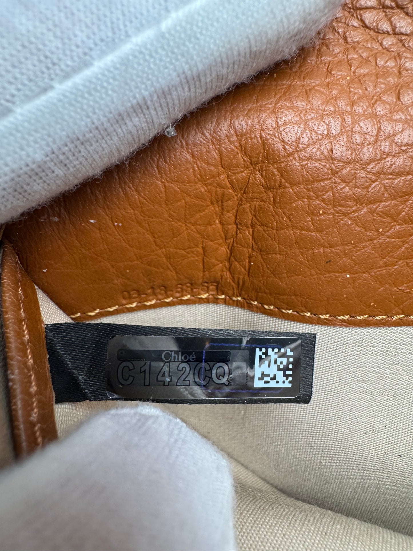 Chloe Alphabet Continental in Caramel