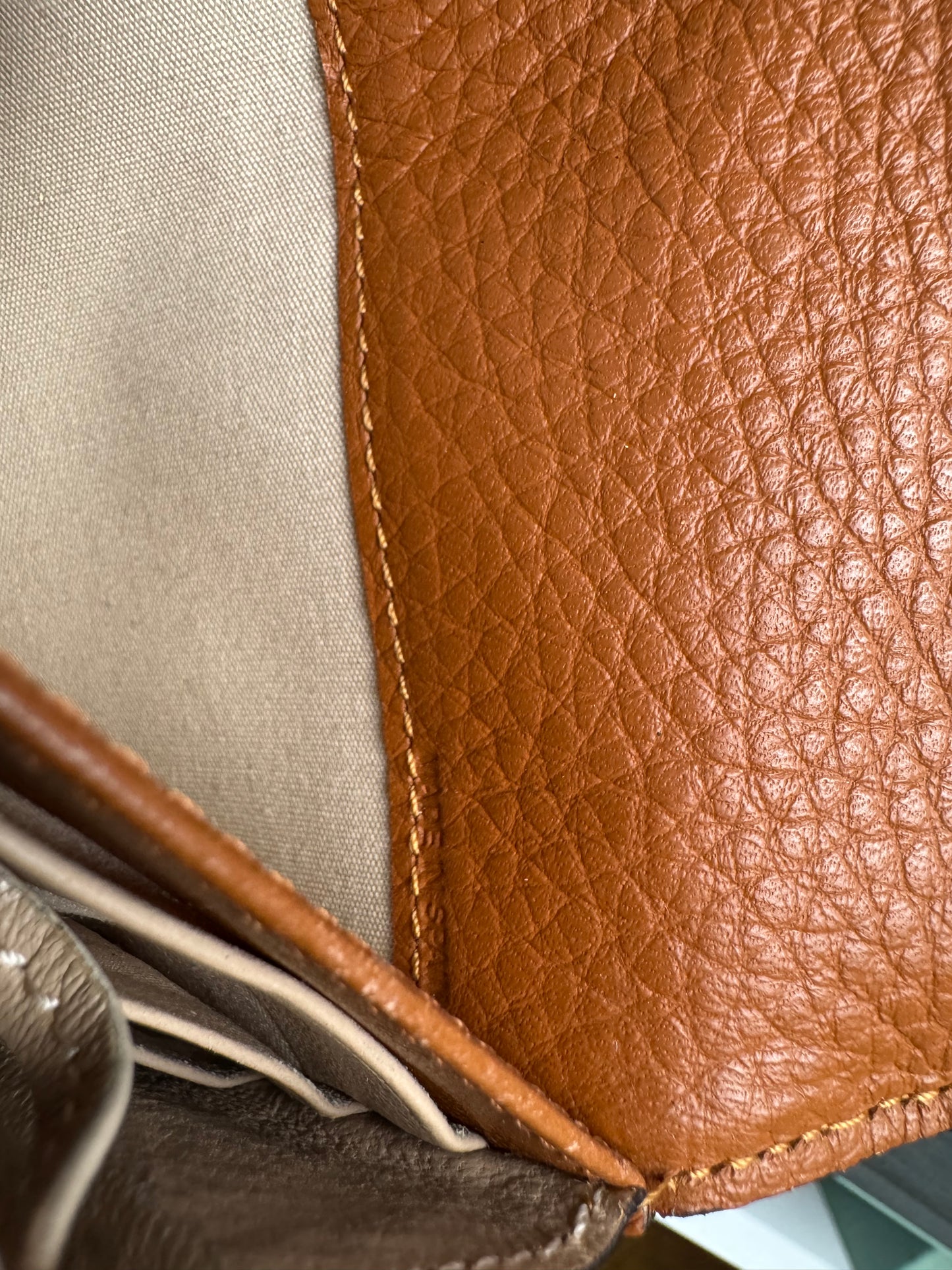 Chloe Alphabet Continental in Caramel