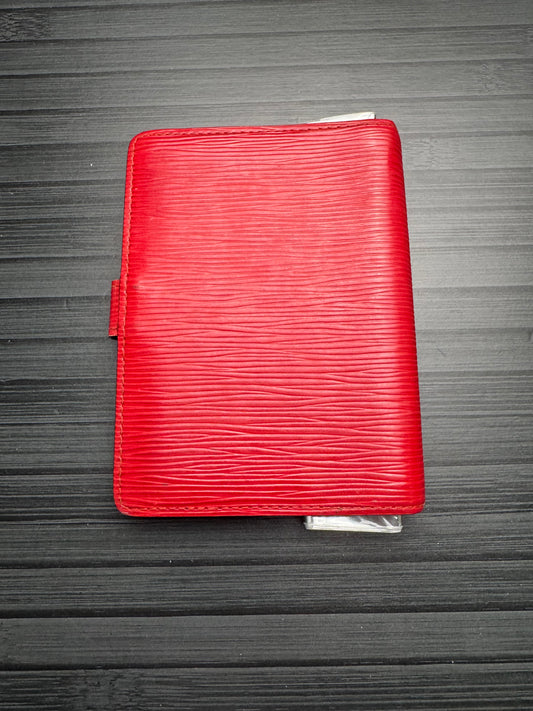 Louis Vuitton Red Epi Passport/Agenda Case