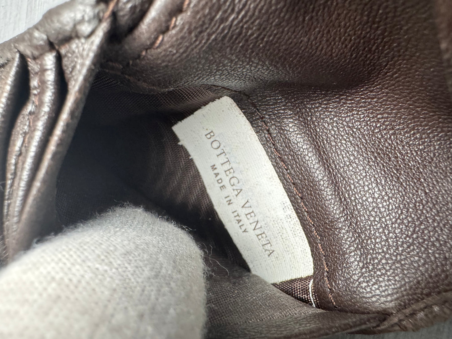 Bottega Veneta Mocha Intrecciato Leather Bifold Wallet
