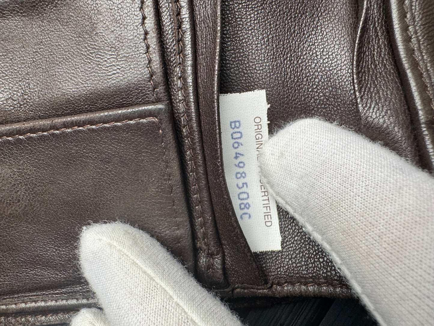 Bottega Veneta Mocha Intrecciato Leather Bifold Wallet