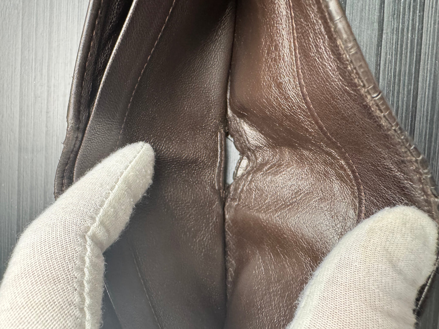 Bottega Veneta Mocha Intrecciato Leather Bifold Wallet