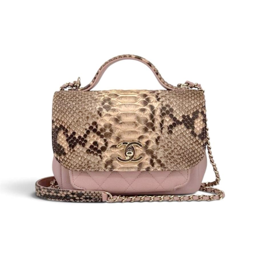 Chanel Python & Pink Caviar Business Affinity · SS2018