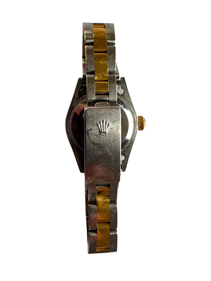 Rolex 36mm Two-Tone Datejust Champagne Dial Fluted Bezel Jubilee Watch