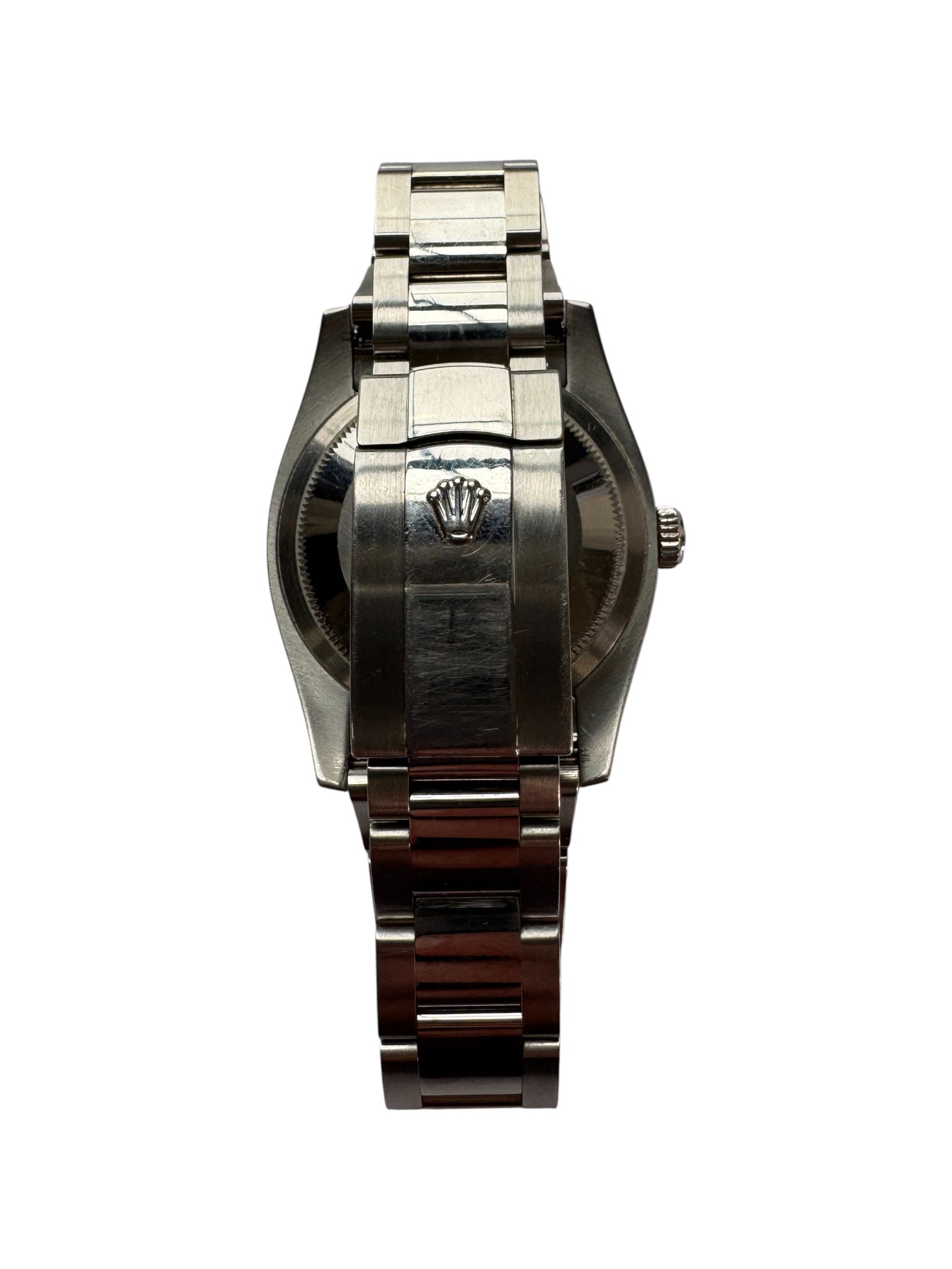 Rolex 36mm Stainless Steel Datejust AM Black Diamond Dial Diamond Bezel & Lugs Watch