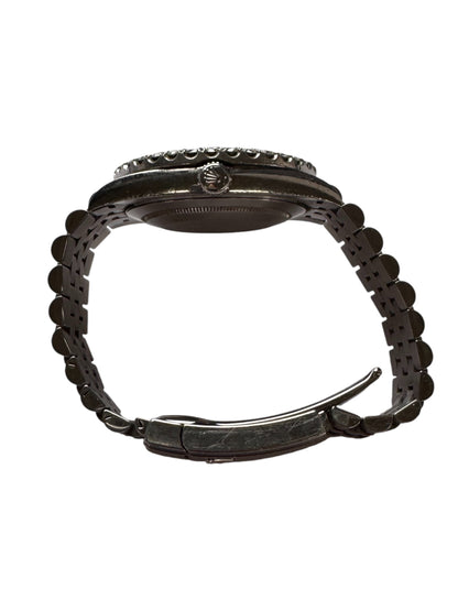 Rolex 41mm Stainless Steel Datejust AM Red Roman Diamond Dial & Diamond Bezel Watch 2020