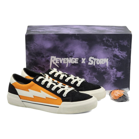 Revenge x Storm Orange Black Sneakers Size 10