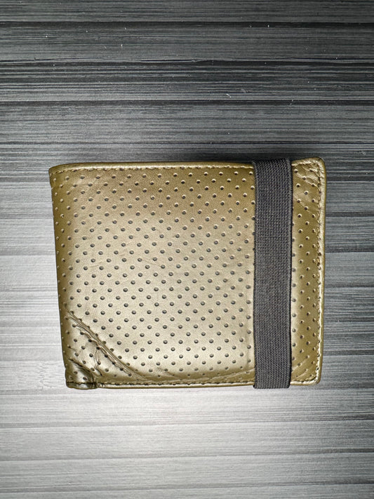 Bottega Veneta Perforated Leather BiFold in Olive | Full Inclusion
