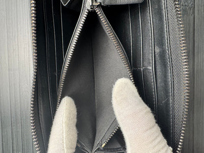 Jimmy Choo White Leather Star Studded Continental Wallet
