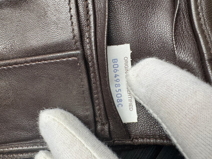 Bottega Veneta Mocha Intrecciato Leather Bifold Wallet