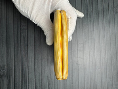 Louis Vuttion Yellow Epi Trifold